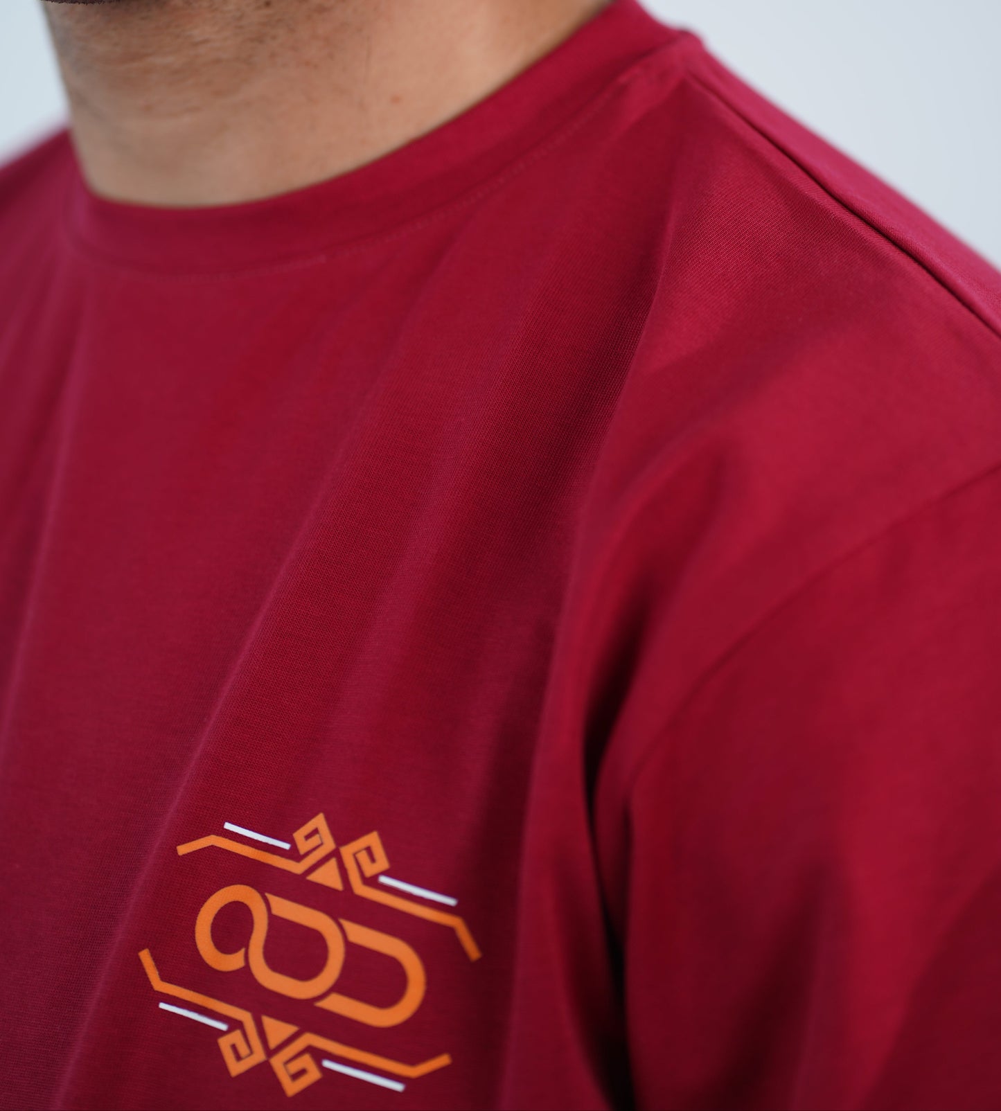 Burgundy Over Size T-shirt