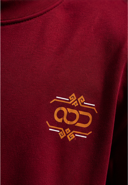 Burgundy Over Size T-shirt