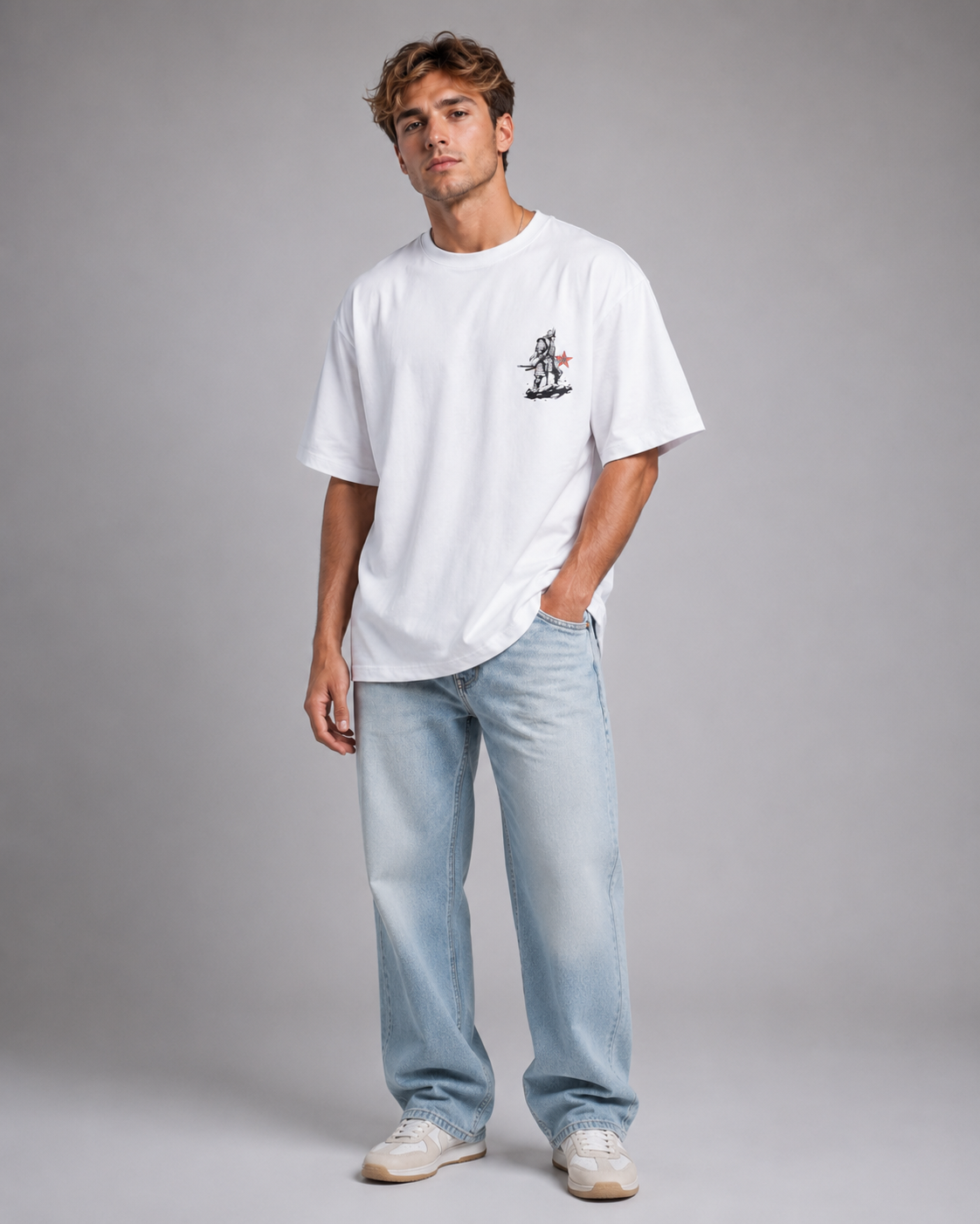 white Over Size T-shirt
