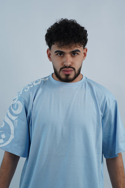 Sky Blue Over Size T-shirt