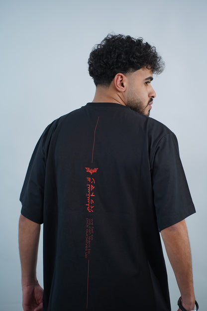 Black Over Size T-shirt