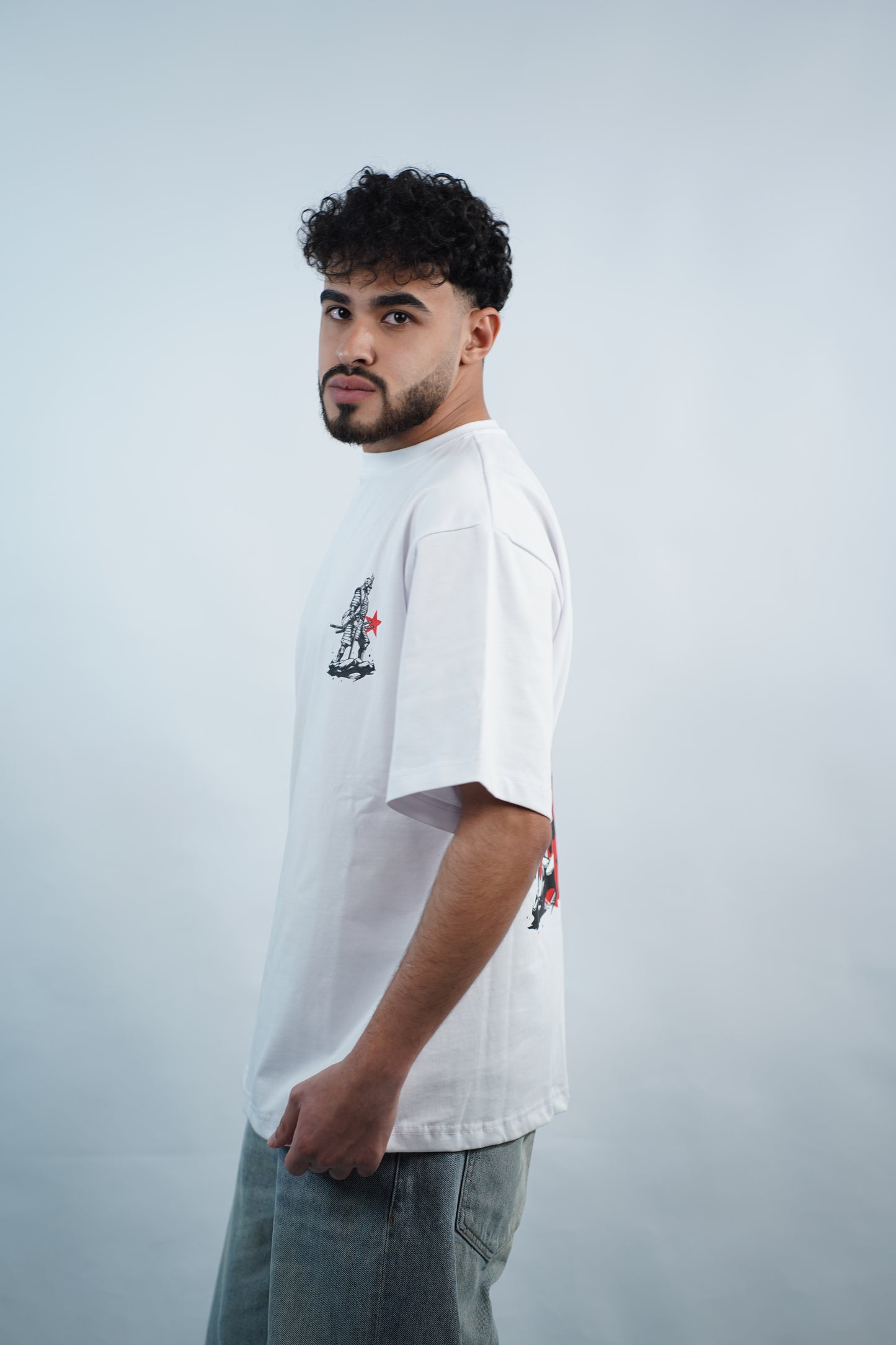 white Over Size T-shirt