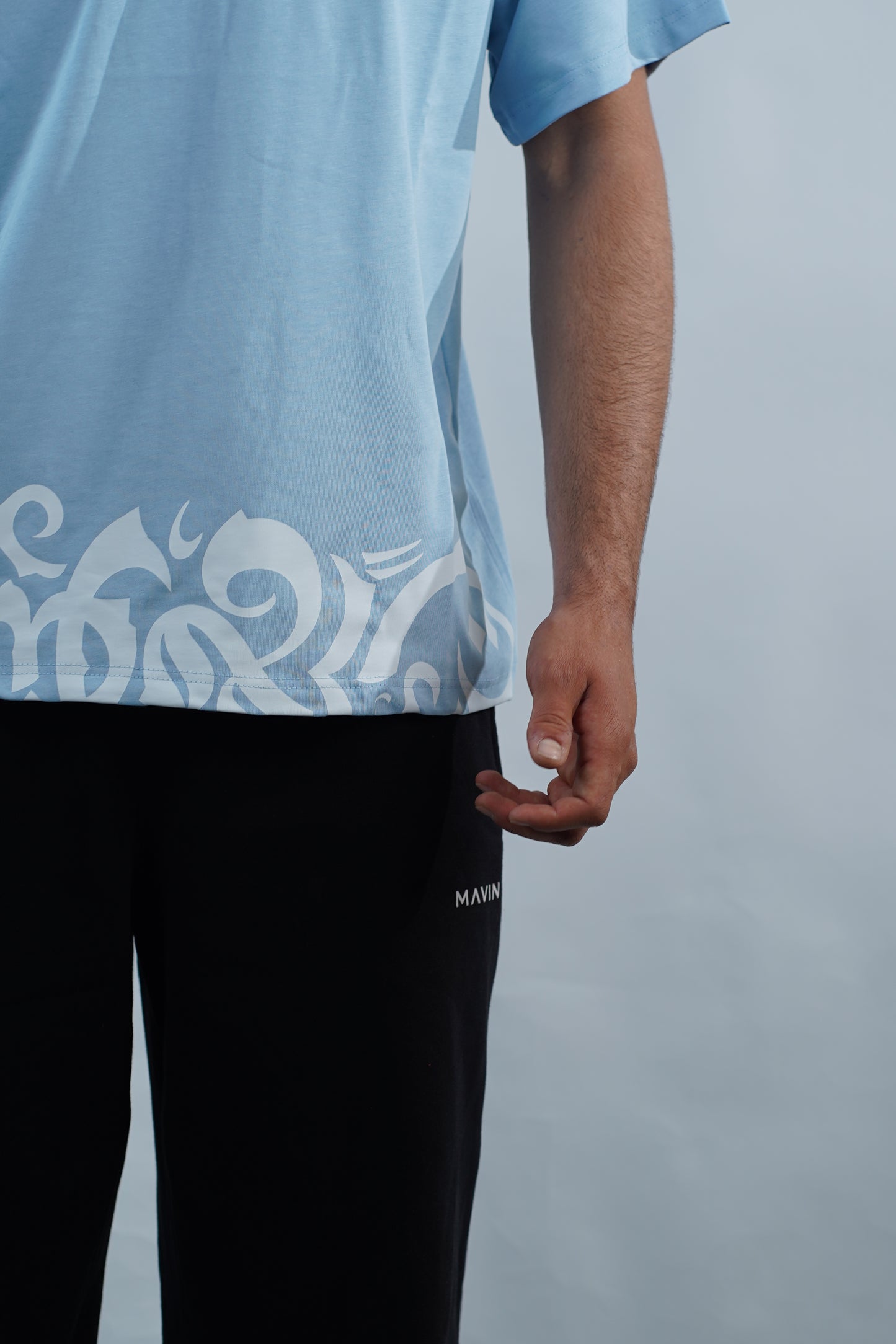 Sky Blue Over Size T-shirt
